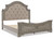 Lodenbay - 6 Pc. - Dresser, Mirror, Chest, King Panel Bed - Antique Gray
