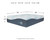 Millennium Cushion Firm Gel Memory Foam Hybrid - Cushion Firm Gel Hybrid King Mattress - White
