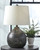 Maire - Metal Table Lamp  - Black / Gold Finish