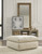 Elyza - 4 Pc. - Right Arm Facing Corner Chaise 3 Pc Sectional, Ottoman - Linen