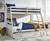 Robbinsdale - Twin Over Full Bunk Bed With Storage - Antique White