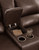 Alessandro - PWR REC Loveseat/Con/Adj HDRST - Walnut