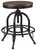 Valebeck - Swivel Barstool (Set of 2) - Brown / Black