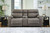 Starbot - Power Reclining Loveseat with Console 3 Pc Sectional - Fossil