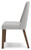 Lyncott - Dining Uph Side Chair (Set of 2) - Light Gray / Brown