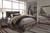 Derekson - Queen Panel Bed With 4 Storage Drawers - Multi Gray