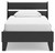 Socalle - Twin Panel Platform Bed - Black