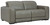 Correze - 2-Piece Power Reclining Sectional - Gray