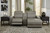 Correze - 3-Piece Power Reclining Sectional With RAF Back Chaise - Gray