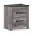 Bronyan - Queen Panel Bed - 7 Pc. - Dresser, Mirror, Chest, Queen Bed, 2 Nightstands - Dark Gray