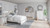 Altyra - King Upholstered Bookcase Bed With Storage - 8 Pc. - Dresser, Mirror, King Bed, 2 Nightstands - White