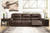 Dunleith - 3-Piece Power Reclining Sofa - Chocolate