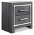 Lodanna - 9 Pc. -  Dresser, Mirror, Chest, Queen Panel Bed With Roll Slats, 2 Nightstands - Gray