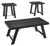 Noorbrook - Occasional Table Set (Set of 3) - Black / Pewter