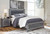 Lodanna - 6 Pc. - Dresser, Mirror, Queen Panel Bed With Roll Slats - Gray