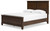 Danabrin - Queen Panel Bed - Brown