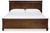 Danabrin - King Panel Bed - Brown