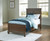 Danabrin - Twin Panel Bed - Brown