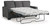 Rannis - 2 Pc. - Full Sofa Sleeper, Rocker Recliner - Pewter