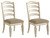 Realyn - Dining UPH Side Chair (Set of 2) - Ladderback - Chipped White