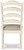 Realyn - Dining UPH Side Chair (Set of 2) - Ladderback - Chipped White