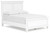 Fortman - 8 Pc. - Dresser, Mirror, Chest, Full Panel Bed, 2 Nightstands - White