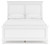 Fortman - 7 Pc. - Dresser, Mirror, Full Panel Bed, 2 Nightstands - White