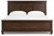 Danabrin - 7 Pc. - Dresser, Mirror, California King Panel Bed, 2 Nightstands - Brown