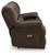 Leesworth - 3 Pc. - Power Reclining Sofa,  Loveseat, Rocker Recliner - Dark Brown