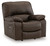 Leesworth - 3 Pc. - Power Reclining Sofa,  Loveseat, Rocker Recliner - Dark Brown