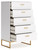Socalle - 4 Pc. - Dresser, Chest, Full Panel Platform Bed - Two-Tone