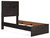 Belachime - Twin Panel Bed - Black