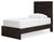 Belachime - Twin Panel Bed - Black