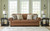 Carianna - 4 Pc. - Sofa, Loveseat, Chair And A Half, Ottoman - Caramel