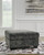 Lonoke - Oversized Accent Ottoman - Gunmetal