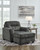 Lonoke - 2 Pc. - Chair And A Half, Ottoman - Gunmetal