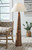 Danset - Wood Floor Lamp - Brown