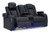 Fyne-Dyme - Power Reclining Loveseat with Console/Adj Hdrst - Sapphire
