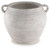 Meadie - 9" Vase - Distressed White