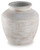 Meadie - 12" Vase - Distressed White