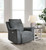 Barnsana - 3 Pc. - Power Reclining Sofa, Power Reclining Loveseat, Power Rocker Recliner - Gravel