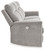 Barnsana - 3 Pc. - Power Reclining Sofa, Power Reclining Loveseat, Power Rocker Recliner - Ash