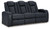Fyne-Dyme - 2 Pc. - Power Reclining Sofa, Power Reclining Loveseat - Sapphire