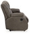 First Base - 3 Pc. - Reclining Sofa, Reclining Loveseat, Rocker Recliner - Gunmetal