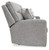 Biscoe - 3 Pc. - Power Reclining Sofa, Power Reclining Loveseat, Power Recliner - Pewter