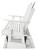 Hyland Wave - Glider Loveseat - White