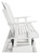 Hyland Wave - Glider Loveseat - White