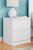 Onita - Two Drawer Night Stand - White
