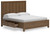 Cabalynn - King Panel Bed With Storage - Light Brown