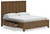 Cabalynn - California King Panel Bed With Storage - Light Brown